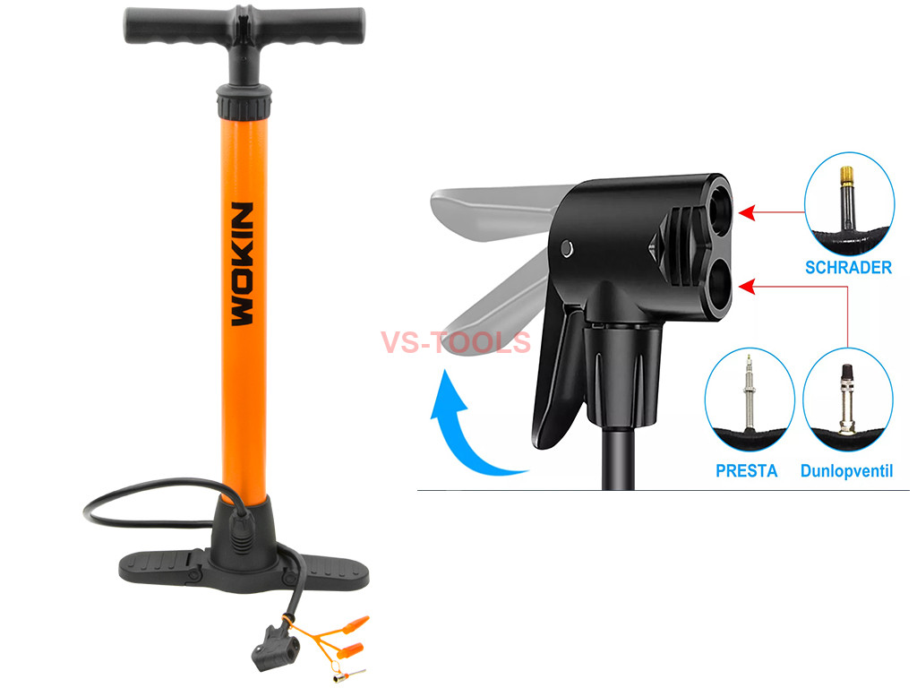 Schrader and cheap presta pump